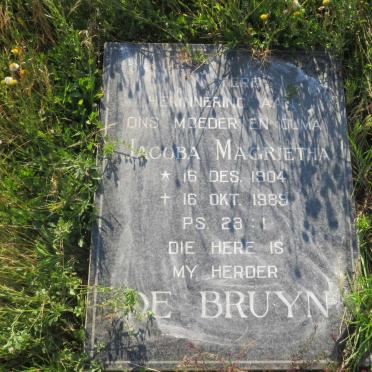 BRUYN Jacoba Magrietha, de 1904-1989