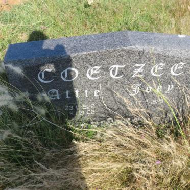 COETZEE Attie 1922-2002 &amp; Joey 1925-
