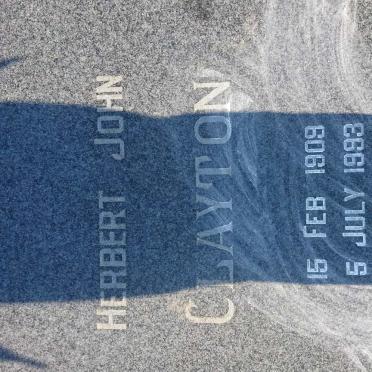 CLAYTON Herbert John 1909-1993