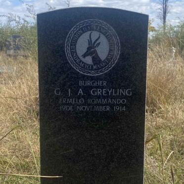 GREYLING G.J.A -1914