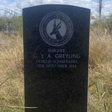GREYLING G.J.A -1914