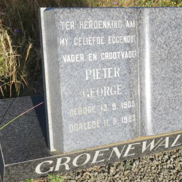 GROENEWALD Pieter George 1903-1983