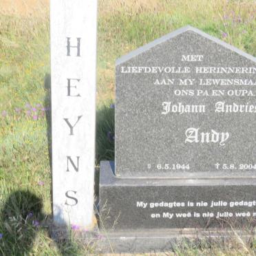 HEYNS Johann Andries 1944-2004