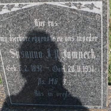 JAMNECK Susanna J.P. 1897-1951