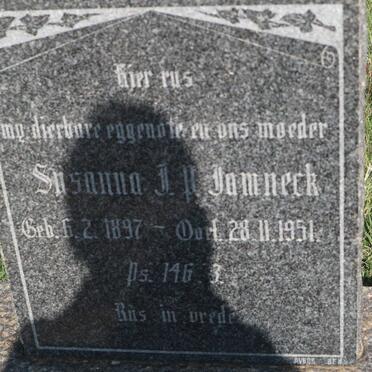 JAMNECK Susanna J.P. 1897-1951