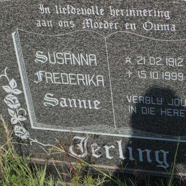 JERLING Susanna Frederika 1912-1999