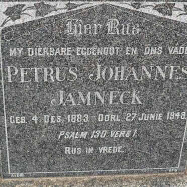 JAMNECK Petrus Johannes 1883-1948