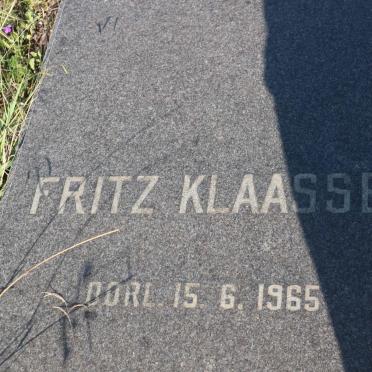 KLAASSEN Fritz -1965