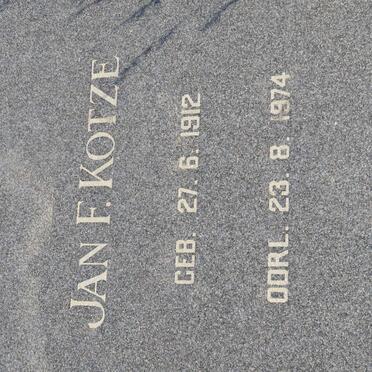 KOTZE Jan F. 1912-1974