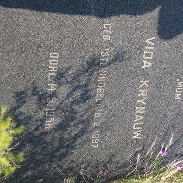 KRYNAUW Chappini Eduard 1895-1956 &amp; Vida STEINHOBEL 1897-1958