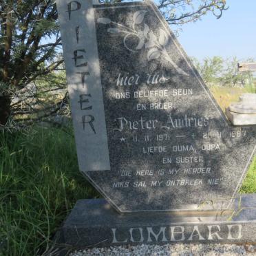 LOMBARD Pieter Andries 1971-1987