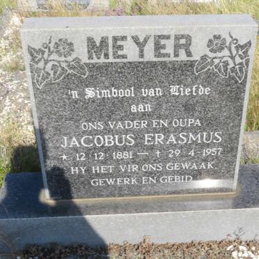 MEYER Jacobus Erasmus 1881-1957
