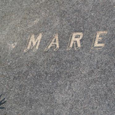 MAREE Bernard W.H.R. 1882-1969 &amp; Sara Alida THERON 1887-1957