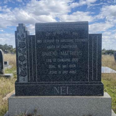 NEL Barend Mattheus 1906-1964