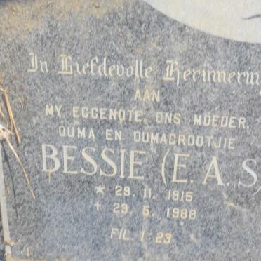 NIEKERK E.A.S., van 1915-1988