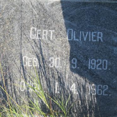 OLIVIER Gert 1920-1962