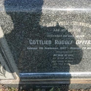 OPPERMAN Gottlieb Rudolf 1897-1951