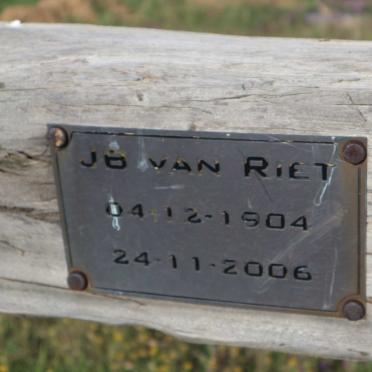 RIET J.B., van 1904-2006