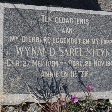 STEYN Wynand Sarel 1894-1949