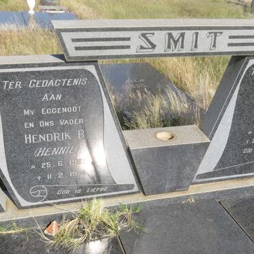 SMIT Hendrik B. 1922-1974 &amp; Elsie P. 1921-1985