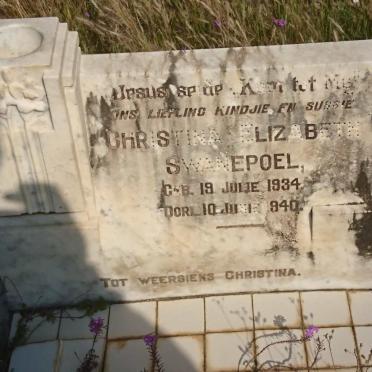 SWANEPOEL Christina Elizabeth 1934-1940