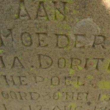 SWANEPOEL Maria Dorithea nee FOORD 1853-1945