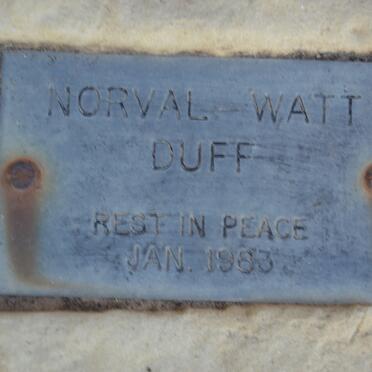 WATT Duff, NORVAL -1983