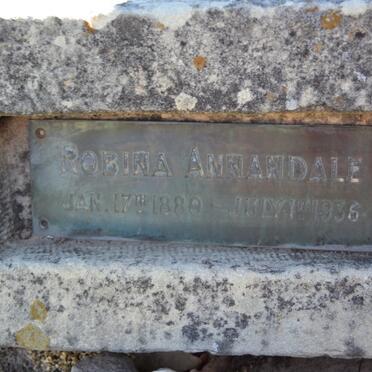 ANNANDALE Robina 1880-1936