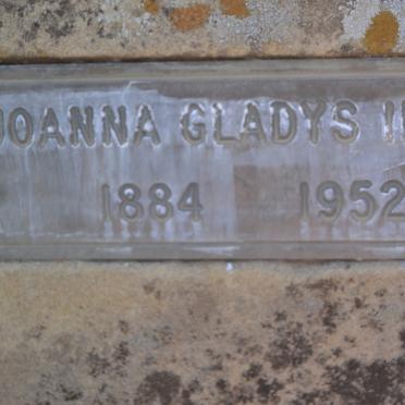 INMAN Joanna Gladys 1884-1952