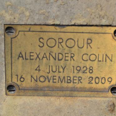 SOROUR Alexander Colin 1928-2009