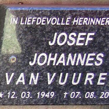 VUUREN Josef Johannes, van 1949 - 2019