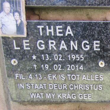 GRANGE Thea, le 1955-2014