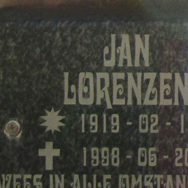 LORENZEN Jan 1919-1998