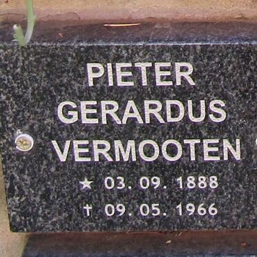 VERMOOTEN Pieter Gerardus 1888-1966
