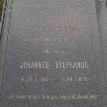 BRUYN Johannes Stephanus, de  1933-1973