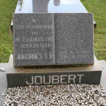 JOUBERT Johannes T.M. 1882-1972
