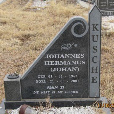 KUSCHE Johannes Hermanus 1963-2007
