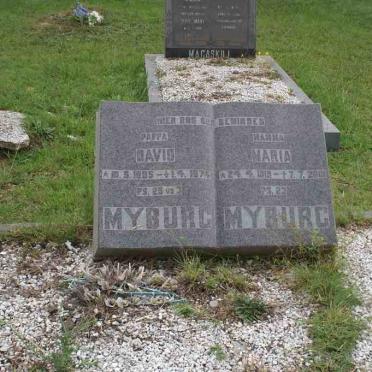 MYBURG David 1905-1974 &amp; Maria 1919-2001