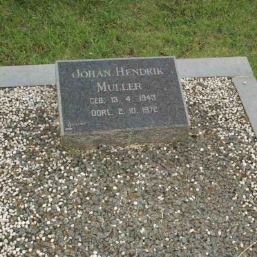 MULLER Johan Hendrik 1943-1972