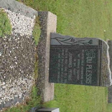 PLESSIS Johannes Petrus, du 1893-1963