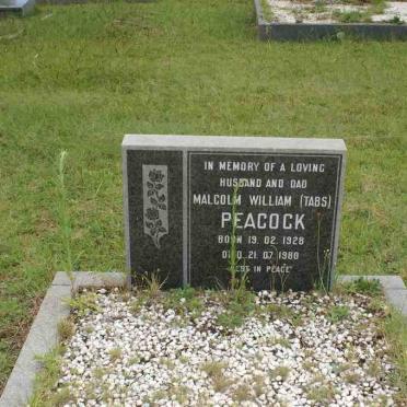 PEACOCK Malcolm William 1928-1980