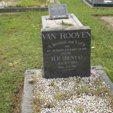 ROOYEN H.P., van 1897-1957