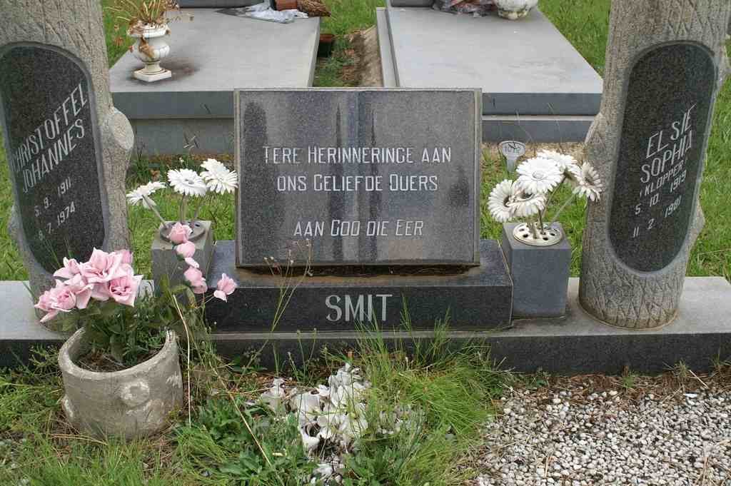 SMIT Christoffel Johannes 1911-1974 &amp; Elsie Sophia KLOPPER 1919-1981