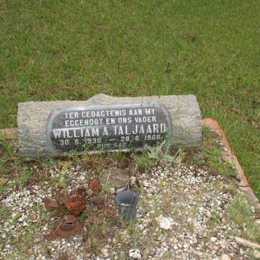 TALJAARD William A. 1930-1968