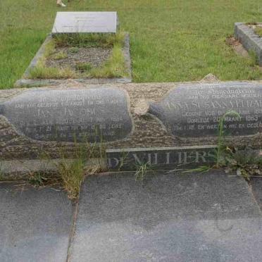 VILLIERS Jan Jacobus, de 1890-1934 &amp; Anna Susanna Elizabeth VOS 1890-1963