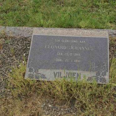 VILJOEN Leonard Johannes 1885-1956