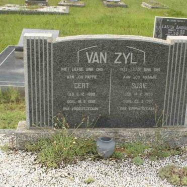 ZYL Gert, van 1888-1958 &amp; Susie 1896-1967