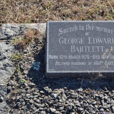 BARTLETT George Edward 1876-1942