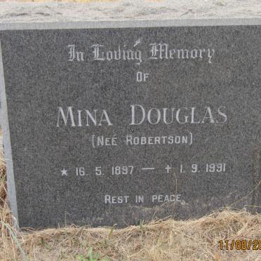 DOUGLAS Mina nee ROBERTSON 1897-1991