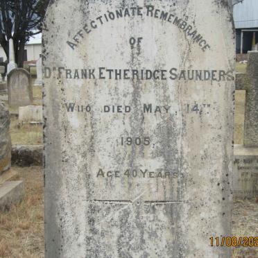 SAUNDERS Frank Etheridge -1905